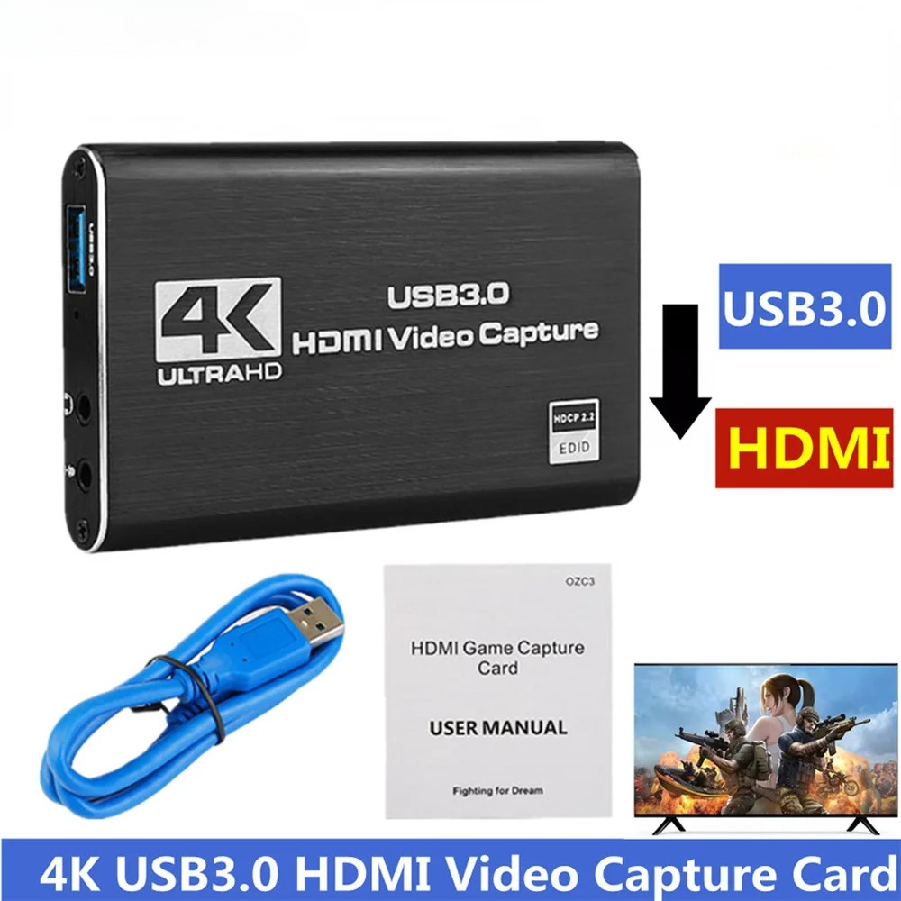 Capture Card 4K Hdmi - 4K USB 3.0 Video Yakalama Kartı
