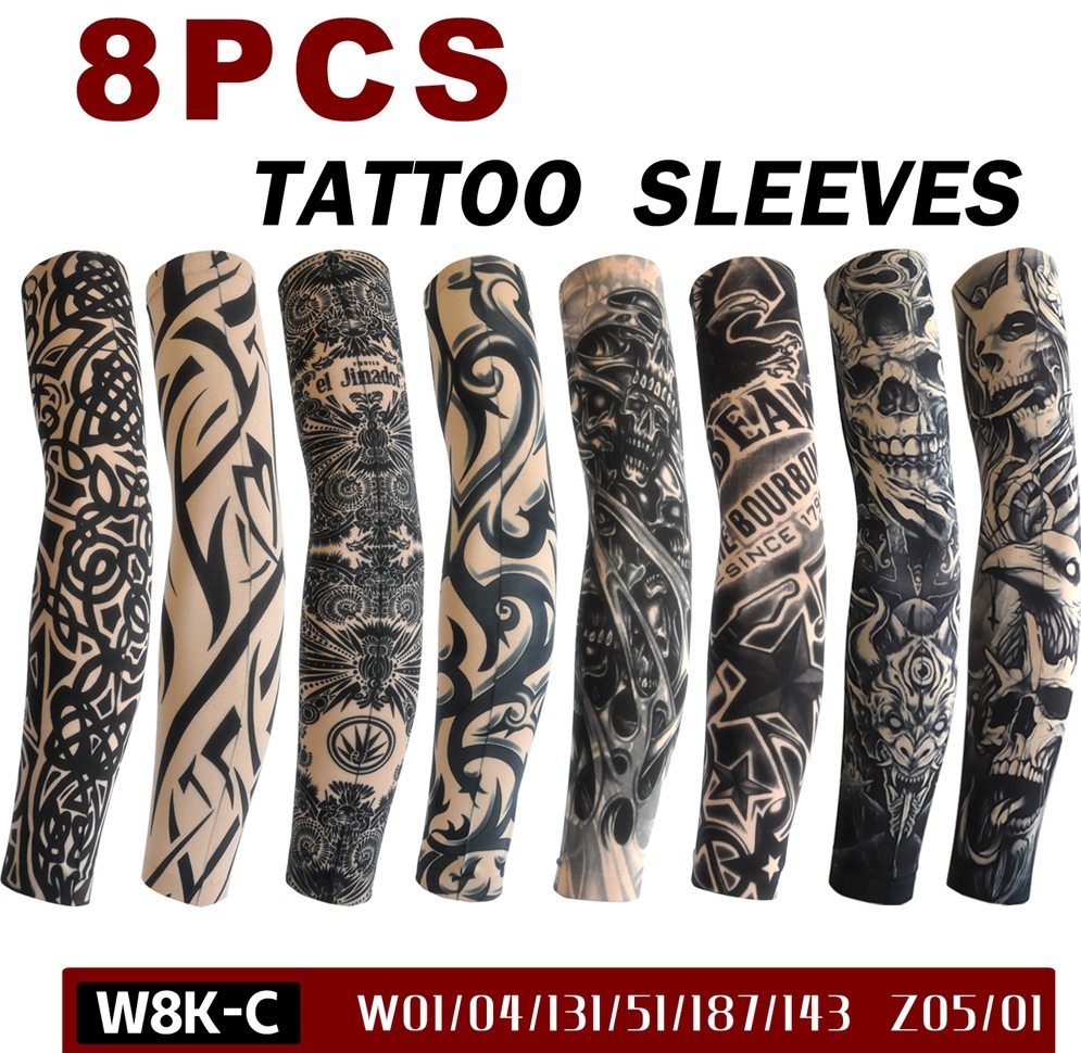 Esports Gaming Arm Sleeve - 8 adet sahte geçici tam kol