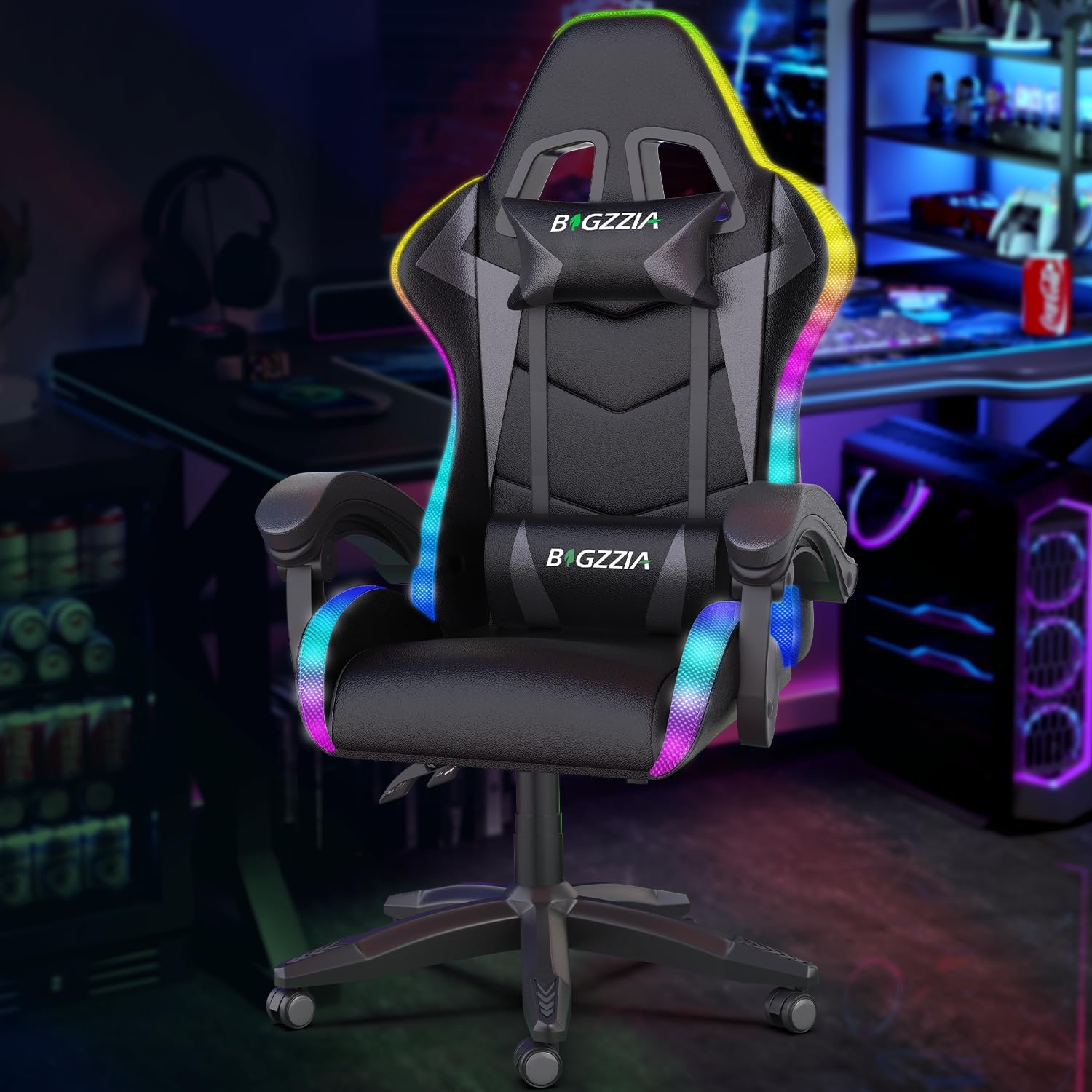 Rgb Gaming Chair - Çocuklar ve Yetişkinler için RGB LED