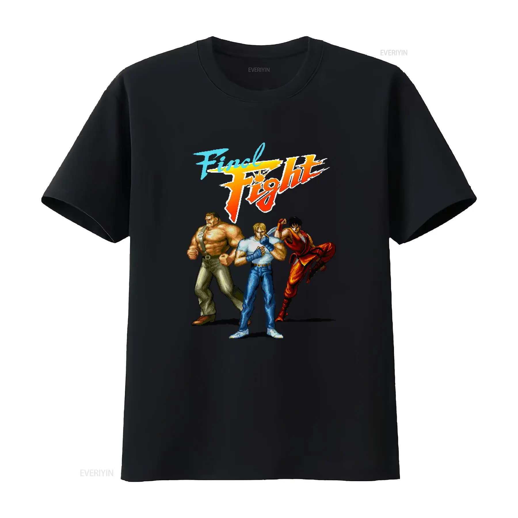 Esports Gaming T Shirt - Retro SNES Arcade Final Fight Kutu