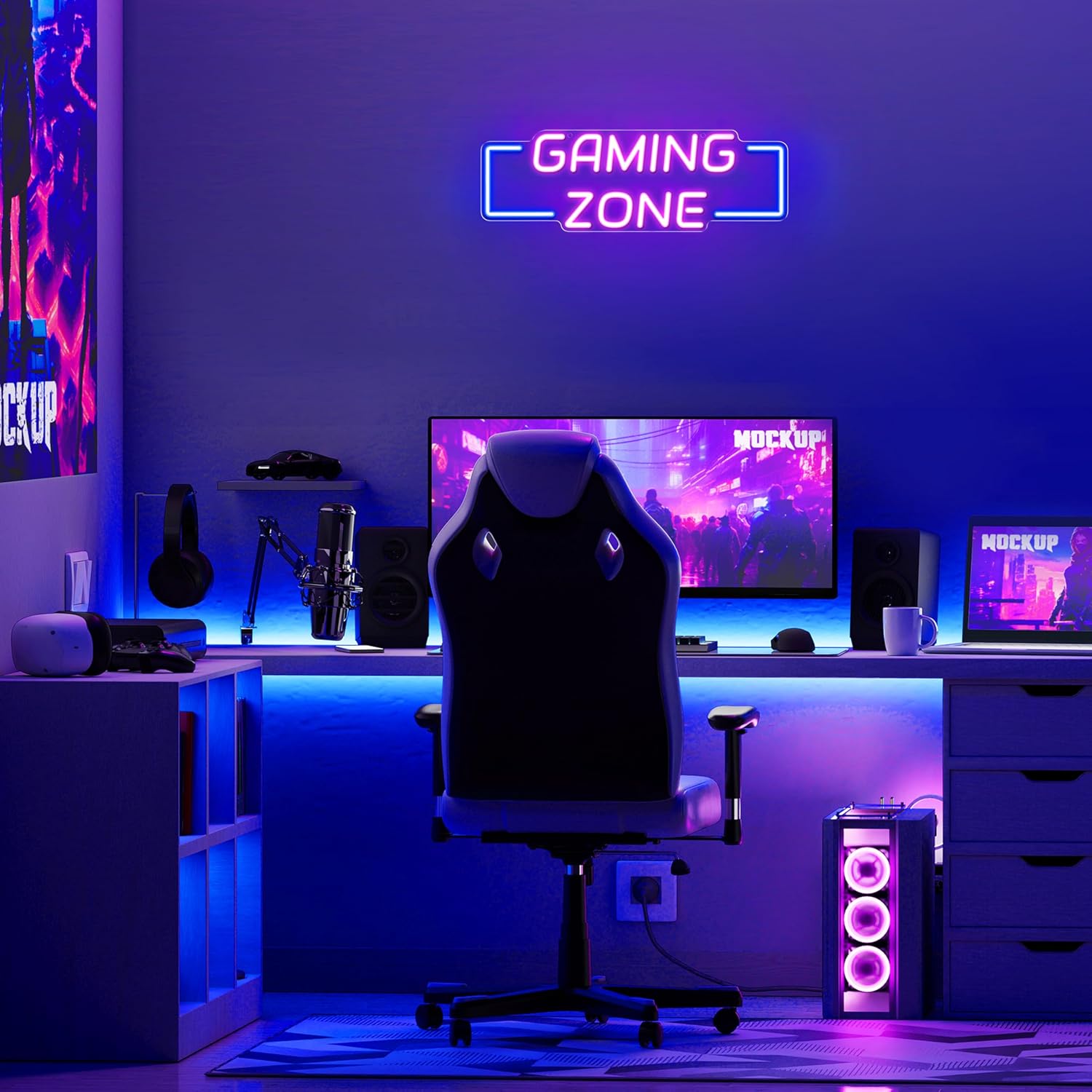 Oyun Alanı Neon Tabelası USB L - Esports Gaming Zone incelemesi ve fiyatı