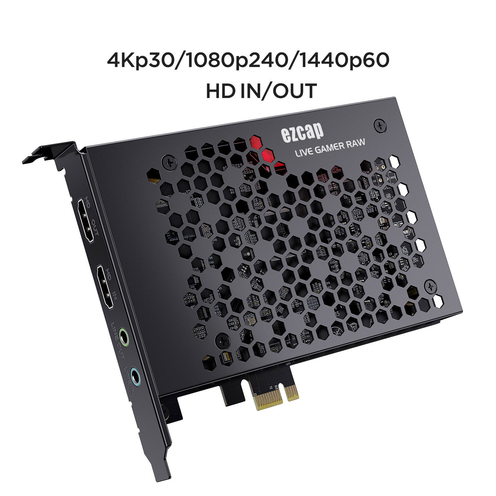 Canlı Oyun RAW PCI-E 4K HD Vid - Capture Card 4K Hdmi incelemesi ve fiyatı