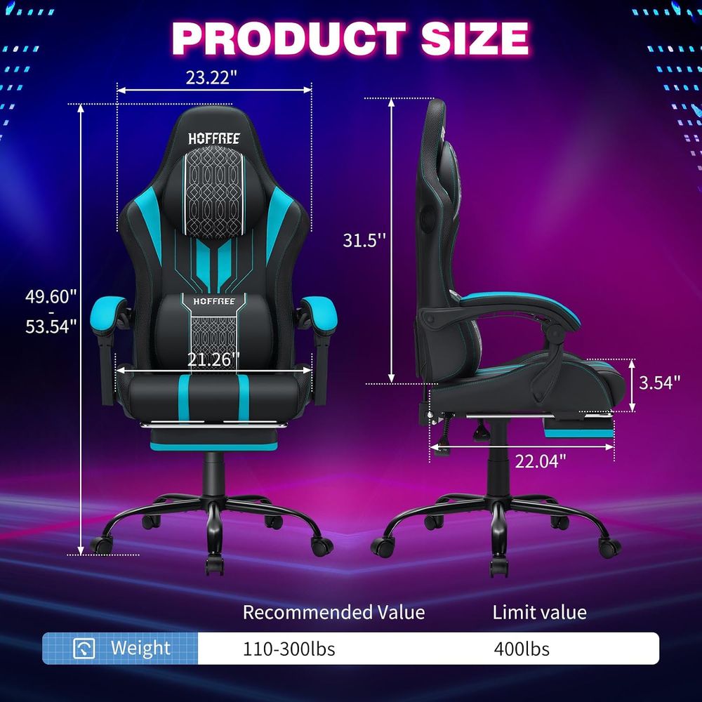 LED Işıklı Hoparlörlü Masajlı  - Rgb Gaming Chair incelemesi ve fiyatı