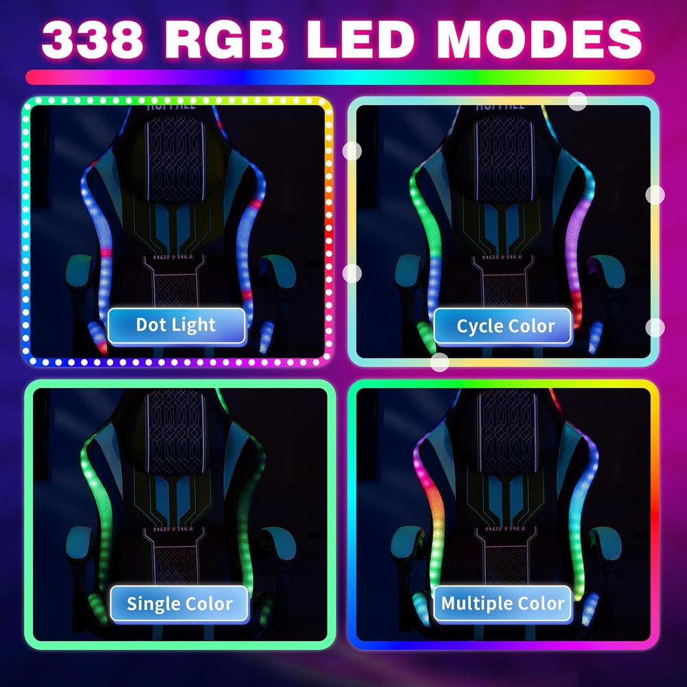 LED Işıklı Hoparlörlü Masajlı  - Rgb Gaming Chair incelemesi ve fiyatı