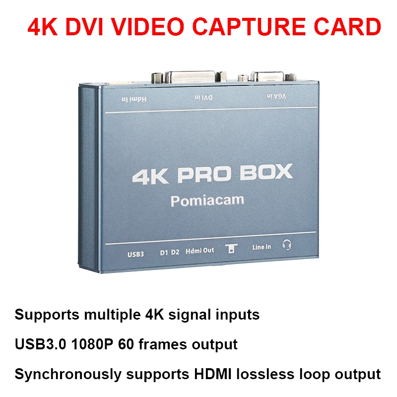 4K PRO BOX DVI HDMI VGA - USB3 - Capture Card 4K Hdmi incelemesi ve fiyatı