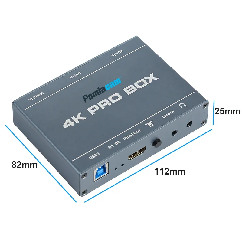 4K PRO BOX DVI HDMI VGA - USB3 - Capture Card 4K Hdmi incelemesi ve fiyatı