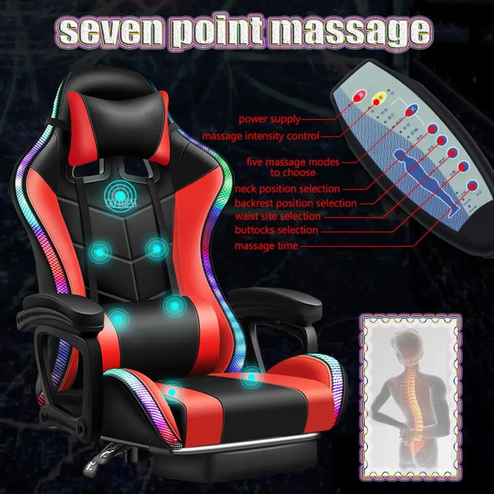 Kırmızı Renkli, LED RGB Işıklı - Rgb Gaming Chair incelemesi ve fiyatı