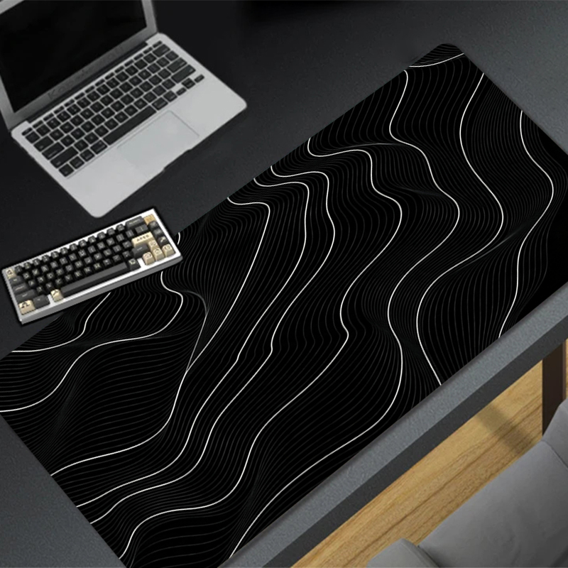 Sanatsal Çizgili Mouse Pad Bil - Best Esports Gaming Keyboard incelemesi ve fiyatı