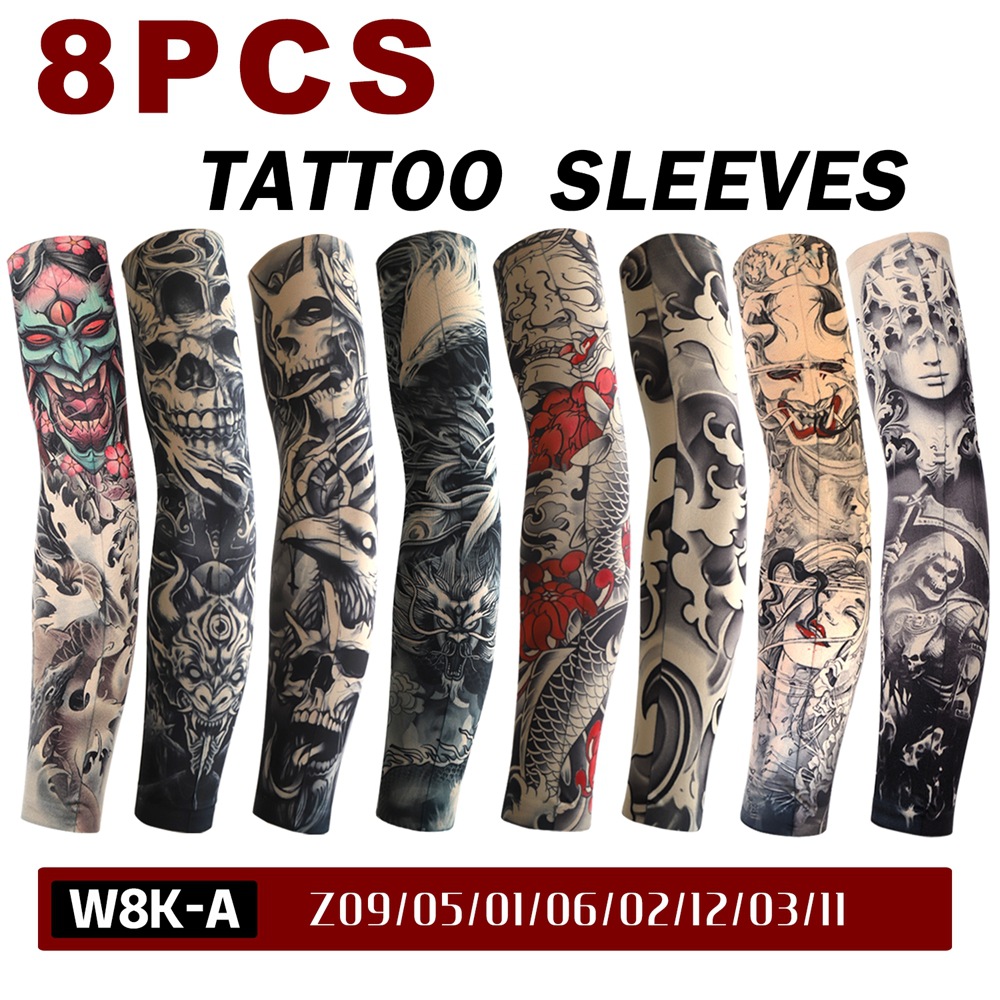 8 adet sahte geçici tam kol dö - Esports Gaming Arm Sleeve incelemesi ve fiyatı