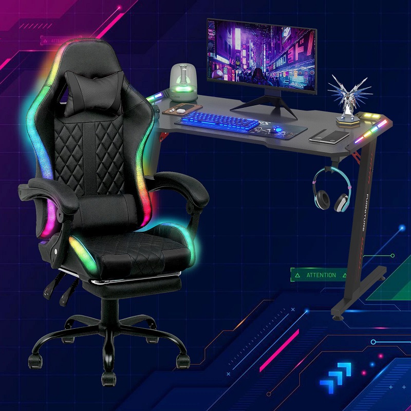 Toptan Siyah Ergonomik Masa ve - Rgb Gaming Chair incelemesi ve fiyatı