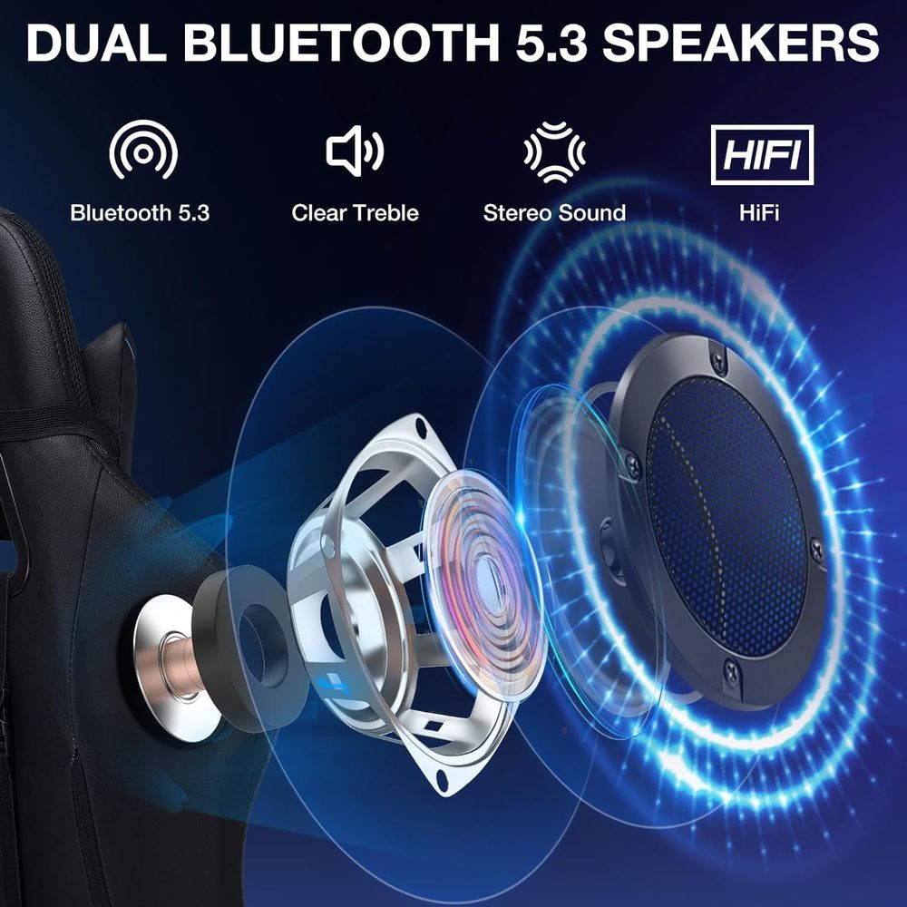 Bluetooth Hoparlörlü ve LED Iş - Rgb Gaming Chair incelemesi ve fiyatı