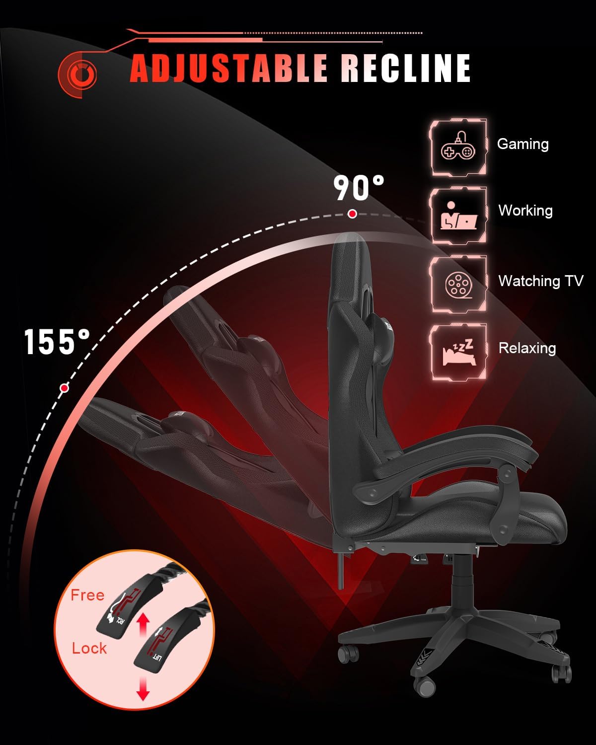 Çocuklar ve Yetişkinler için R - Rgb Gaming Chair incelemesi ve fiyatı