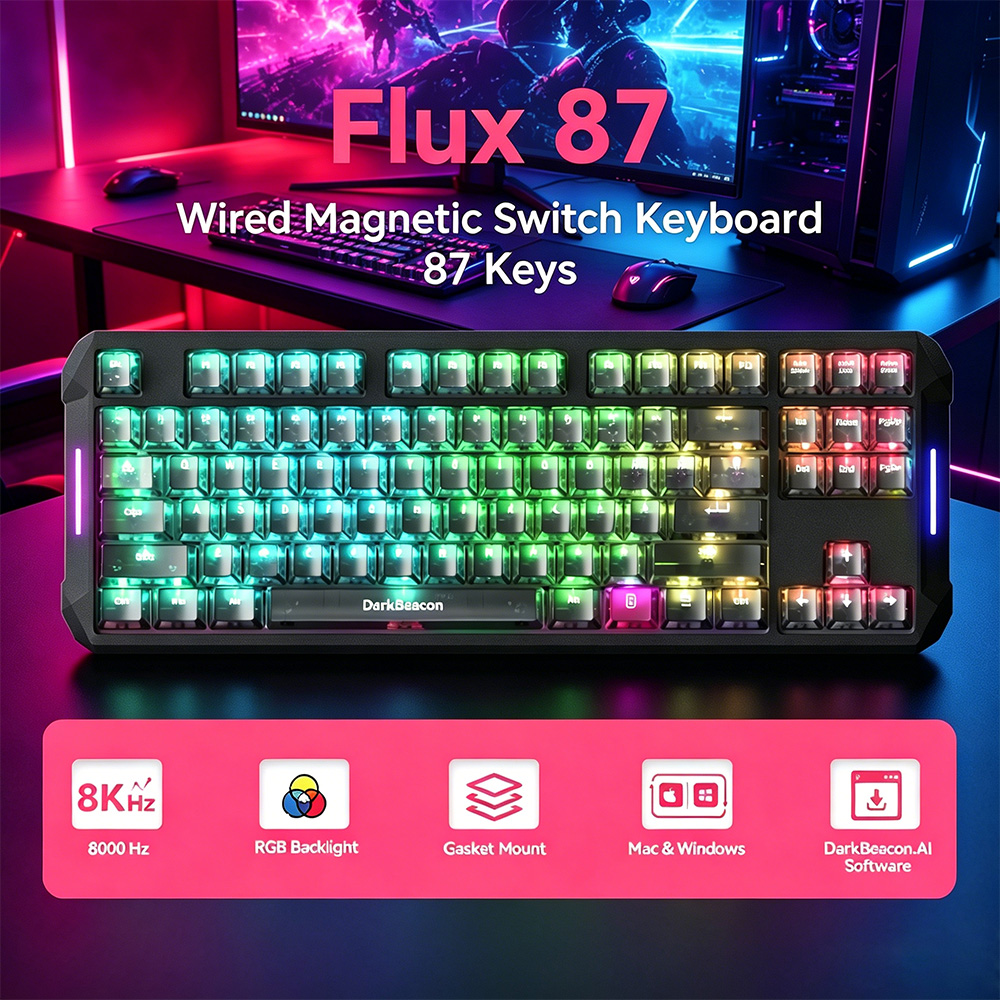 DarkBeacon Flux 87 Hall Effect - Esports Gaming Business incelemesi ve fiyatı