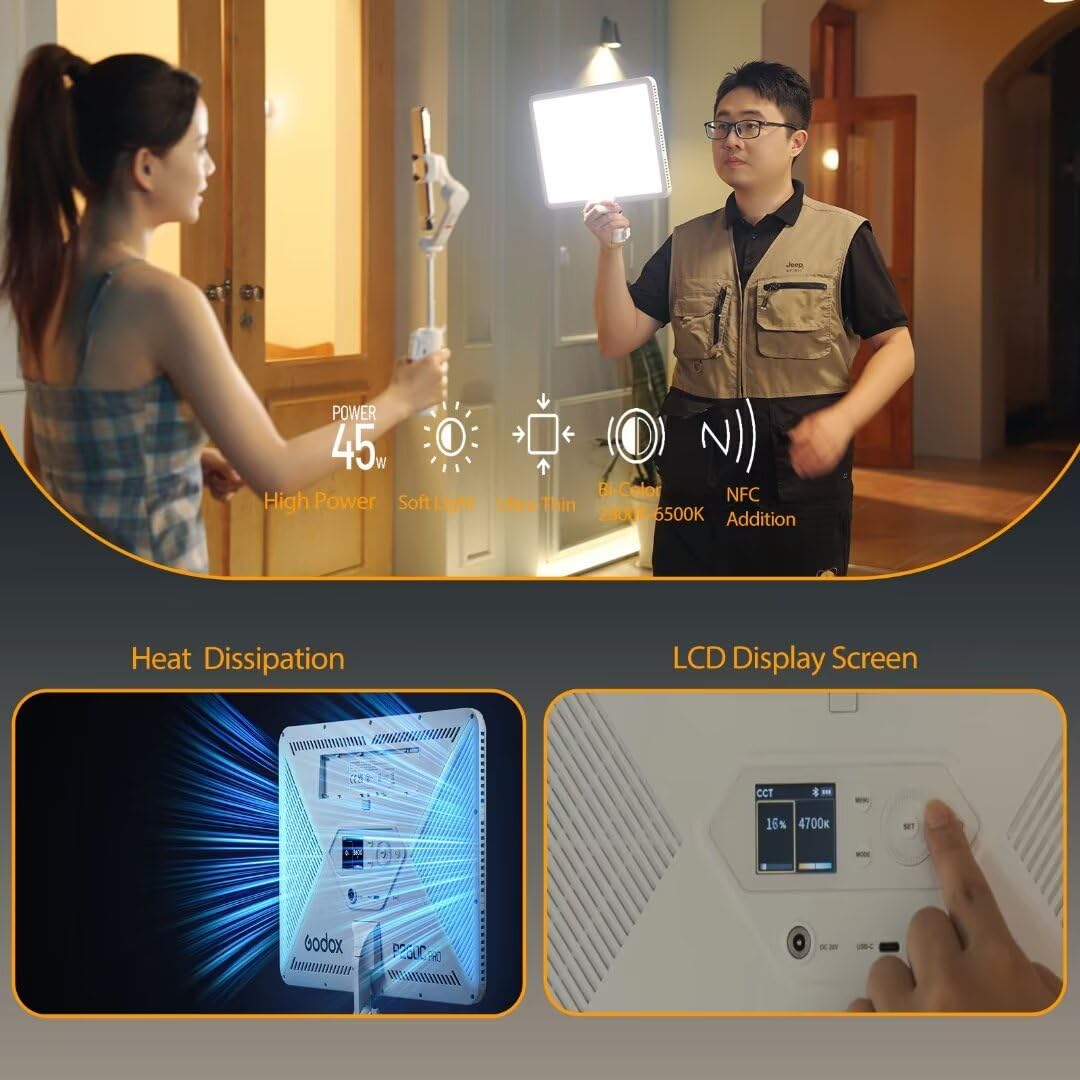 Godox P260C Pro LED Video Işığ - Led Light Panel Stream incelemesi ve fiyatı